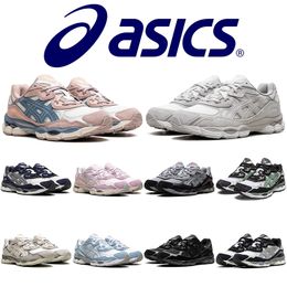 Free shipping ASICS Gel-NYC with box designer sneakers mesh Breathable Lightweight Versatile casual Running Shoes for Men and Women Cream Oatmeal
