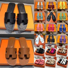 free shipping women slippers designer sandals slides stylish sliders summer beach outdoor casual travel slippers luxury shoes mules brown black white