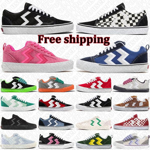 free shipping designer shoes for men women casual skateboard sneakers slip on black white red Pink Green womens mens outdoor sports trainers
